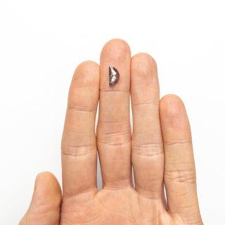 1.27ct 10.80x5.44x2.49mm Half Moon Rosecut 25806-10
