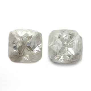 3.22cttw 2pc 6.67x6.61x4.21mm 7.10x7.30x4.48mm Polished Raw Diamond Matching Pair 🇨🇦 27959-01