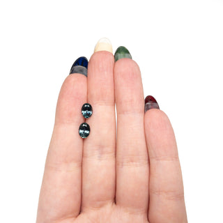 5.03cttw 2pc 7.35x5.50x3.73mm 7.54x5.56x3.78mm Oval Brilliant Sapphire Matching Pair 28028-34