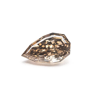 1.09ct 8.76x5.28x3.48mm VS2 Fancy Deep Orangey Brown Geo Pear Step Cut 28050-01