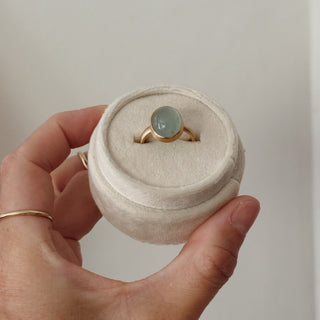 aqua bauble ring